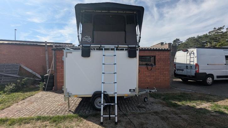 TE HUUR: Daktent en/of aanhangwagen, Caravans en Kamperen, Tenten, tot en met 2, Zo goed als nieuw, Ophalen