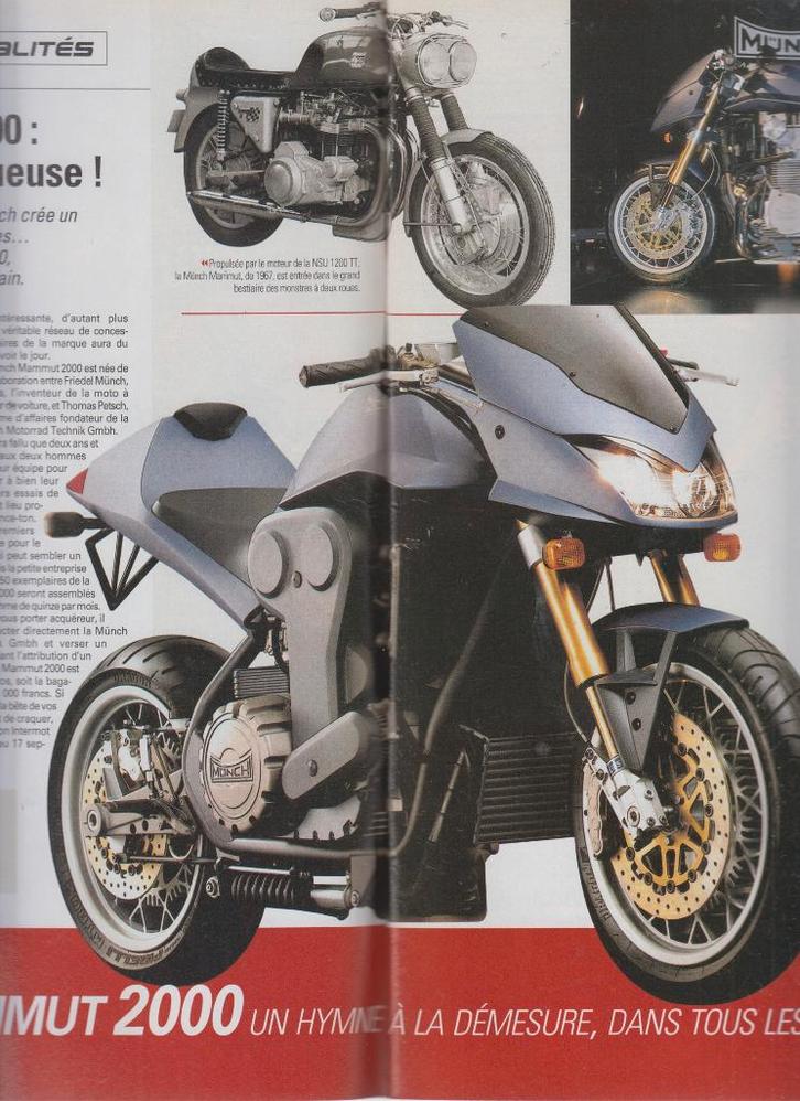 Moto Münch Mammouth 2000 collection, Boeken, Motoren, Gelezen, Verzenden