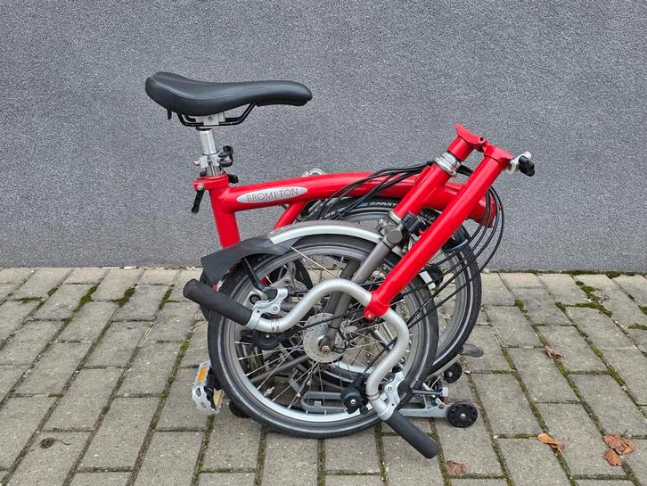 Brompton H6RXN : Version Titane (Light), Fietsen en Brommers, Fietsen | Vouwfietsen, Brompton, 16 tot 18 inch, Totaal opvouwbaar