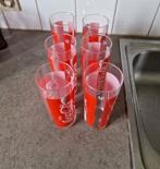 6 Cola glazen 0.40 liter, Ophalen, Zo goed als nieuw