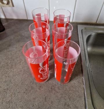 6 Cola glazen 0.40 liter  beschikbaar voor biedingen