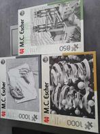 3 puzzels M.C. Escher, Gebruikt, Ophalen of Verzenden, Legpuzzel