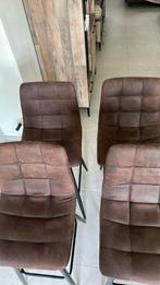 Barstoelen Churchill, Huis en Inrichting, Stoelen, Ophalen, Gebruikt, Bruin, Vier