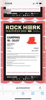 Rock herk ticket combi, Tickets en Kaartjes, Eén persoon, Meerdaags