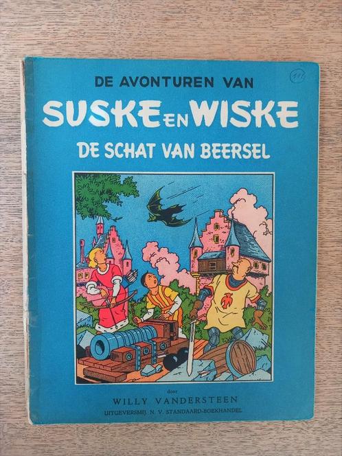 S&W - 1957 - 4 - De schat van Beersel - EERSTE DRUK, Livres, BD, Enlèvement ou Envoi