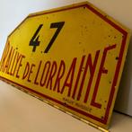 Plaque de rallye Rallye de Lorraine 1966, Collections, Utilisé, Enlèvement ou Envoi, Voitures
