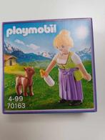Zeldzame Playmobil nr 70163 Boerin met geitje Milka zie besc, Ophalen, Nieuw