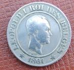 1861 20 centimes Léopold 1er, Postzegels en Munten, Munten | België, Verzenden, Metaal, Losse munt