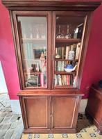 Antieke etalage kast, Huis en Inrichting, Ophalen, 100 tot 150 cm, Zo goed als nieuw, 150 tot 200 cm