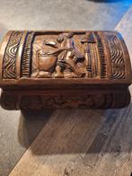 Houten kistje uit Congo, Enlèvement