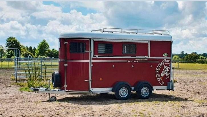 Paardentrailer Fautras Oblic +3, Dieren en Toebehoren, Paarden en Pony's | Trailers en Aanhangwagens, Ophalen