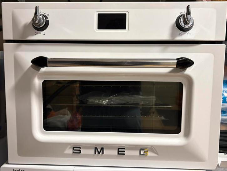 SMEG combi-stoomoven – Victoria – wit – inbouw, Electroménager, Fours, Comme neuf, Encastré, Vapeur, Enlèvement