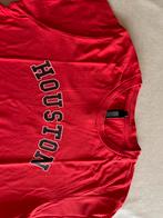 Rood ‘Houston’ T-shirt, Kleding | Dames, T-shirts, Maat 38/40 (M), Ophalen of Verzenden, Zo goed als nieuw, Korte mouw