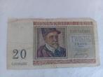 Belgisch biljet van 20 frank uit 1950, Postzegels en Munten, Bankbiljetten | België, Ophalen of Verzenden, Los biljet