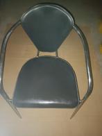 6 vintage stoelen, Huis en Inrichting, Stoelen, Ophalen, Zwart, Vintage, Zo goed als nieuw