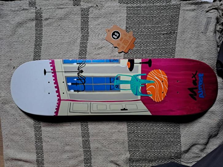 Almost Deck  8.5 + wayward 53mm + nuts&bolts + griptape, Sport en Fitness, Skateboarden, Nieuw, Ophalen