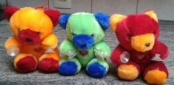 GRATIS - Nieuw - 3 knuffels - beren - met noppers beschikbaar voor biedingen