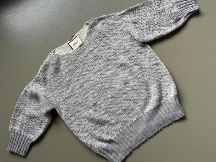 Weinig gedr Max & Moi trui, baby alpaca wol, Kleding | Dames, Truien en Vesten, Zo goed als nieuw, Maat 36 (S), Grijs, Verzenden