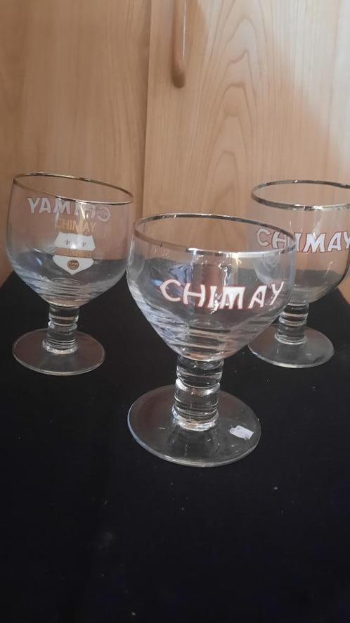 CHIMAY - verre, Collections, Verres & Petits Verres, Verre à bière, Enlèvement ou Envoi