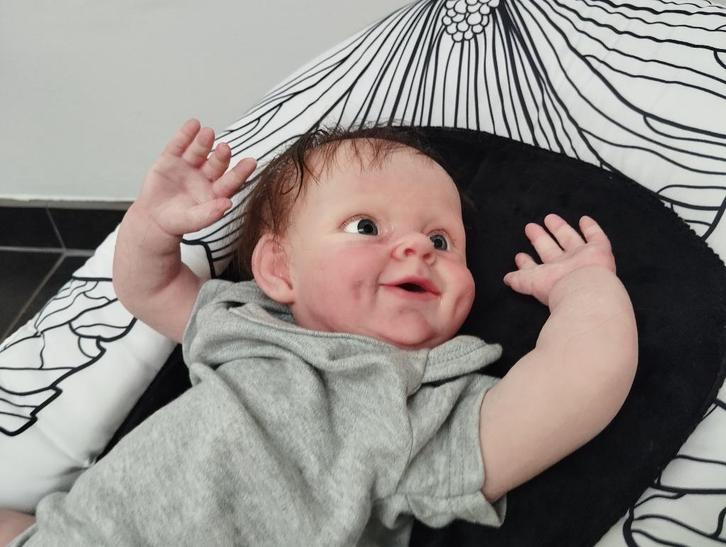 silicone reborn partial UITVERKOOPPRIJS 750€ INCL. ZENDEN!, Verzamelen, Poppen, Nieuw, Babypop, Levensecht of Reborn, Ophalen of Verzenden