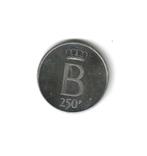 Belgique (in doosje), 250 Francs 1976 FR, met sterrenrand., Postzegels en Munten, Zilver, Ophalen of Verzenden, Losse munt, Zilver