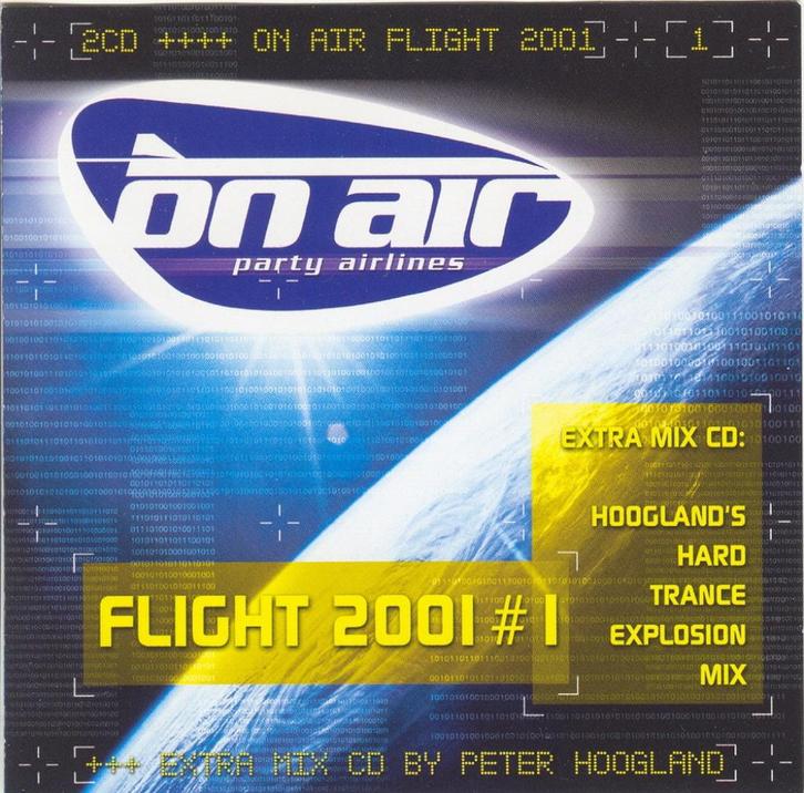 2CD * ON AIR Party Airlines - FLIGHT 2001-1, Cd's en Dvd's, Cd's | Dance en House, Zo goed als nieuw, Verzenden