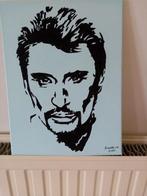 Schilderij op doek Johnny Hallyday, Antiek en Kunst, Kunst | Schilderijen | Modern, Ophalen