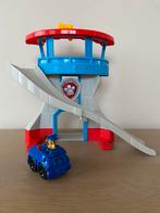 Paw patrol uitkijktoren en Chase, Kinderen en Baby's, Speelgoed | Actiefiguren, Ophalen, Zo goed als nieuw