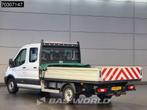 Ford Transit 105pk Dubbel Cabine Open Laadbak Trekhaak Airco, Auto's, Bestelwagens en Lichte vracht, 4 cilinders, 2000 kg, Bedrijf