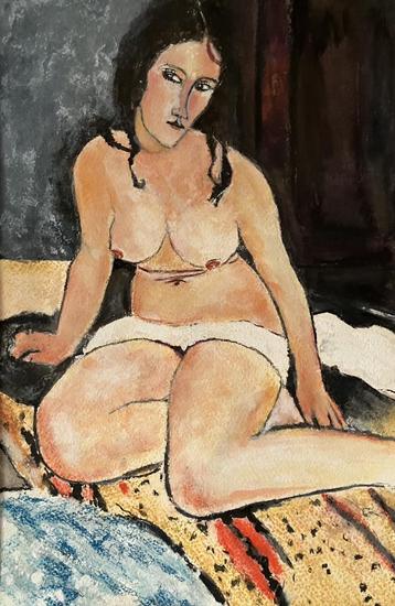 œuvre originale à l'aquarelle, Envoi