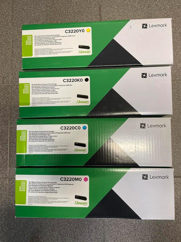 Lexmark toners C3220 4 kleuren NIEUW ONGEOPEND, Computers en Software, Printerbenodigdheden, Nieuw, Toner, Ophalen of Verzenden