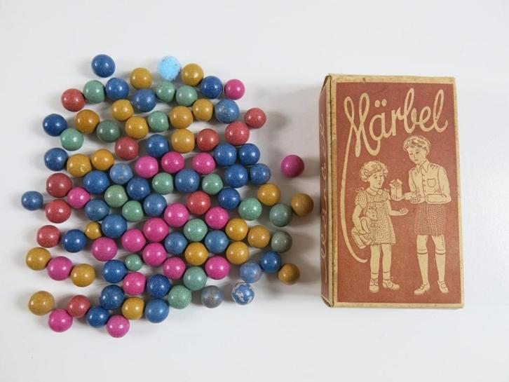 terracotta klei knikkers ‘Märbel’, Antiek en Kunst, Antiek | Speelgoed, Ophalen of Verzenden