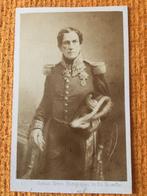 Koning Leopold I - kabinet foto Ghemar Frères, Ophalen of Verzenden, Gebruikt, Kaart, Foto of Prent