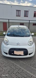 Citroën C1 2009 1.0 ESSENCE 185000KM AIRCO CT OK PRIJS 2450€, Auto's, Zwart, Elektrische ramen, C1, Wit