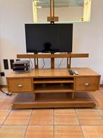 Meuble TV en bois avec support + TV Sony, Maison & Meubles, Enlèvement, Comme neuf