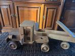 Oude houten speelgoedvrachtwagen – handgemaakt – €39, Ophalen of Verzenden