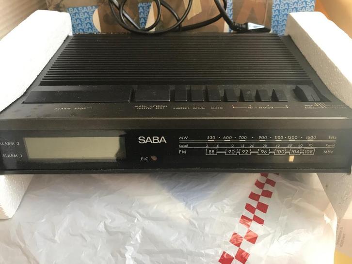 SABA klokradio E Vintage, Elektronische apparatuur, Wekkers, Nieuw, Analoog, Ophalen of Verzenden