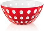 GUZZINI Le Murrine Design Saladeschaal rood/wit, Huis en Inrichting, Ophalen of Verzenden, Zo goed als nieuw