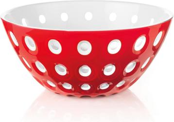 GUZZINI Le Murrine Design Saladeschaal rood/wit beschikbaar voor biedingen