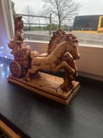 Romeinse soldaat met galopperende paarden, Verzamelen, Beelden en Beeldjes, Ophalen, Gebruikt
