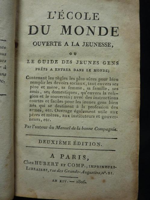 L' Ecole du monde ouverte a la jeunesse, Antiek en Kunst, Antiek | Boeken en Manuscripten, Ophalen of Verzenden