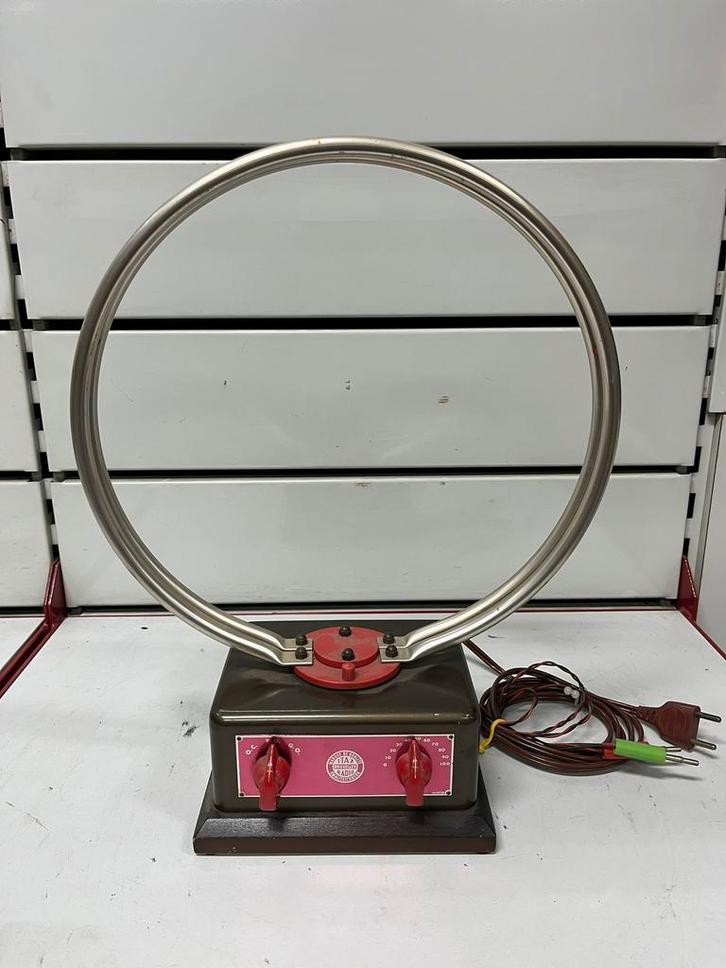 Rare Antenne Cadre Vintage ITAX Bruxelles - Années 50, Antiquités & Art, Antiquités | TV & Hi-Fi, Enlèvement