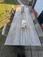 Tuinset massief hout, teak, Ophalen, Gebruikt, Hout