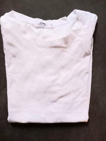 Wit t-shirt - nieuw - maat medium -> 2€ beschikbaar voor biedingen