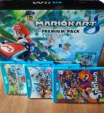 Wii U Console 32GB HD Zwart + Gamepad , 4 games en 4 amibo, Games en Spelcomputers, Spelcomputers | Nintendo Wii U, Ophalen of Verzenden