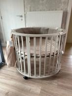 Ronde beige baby park, Kinderen en Baby's, Babyparken, Ophalen, Zo goed als nieuw, Rond, In hoogte verstelbaar