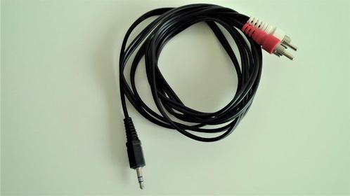 Audio kabel: 3,5mm & 2x RCA zwart rood (nieuw), Audio, Tv en Foto, Audiokabels en Televisiekabels, Nieuw, Minder dan 2 meter, Ophalen of Verzenden