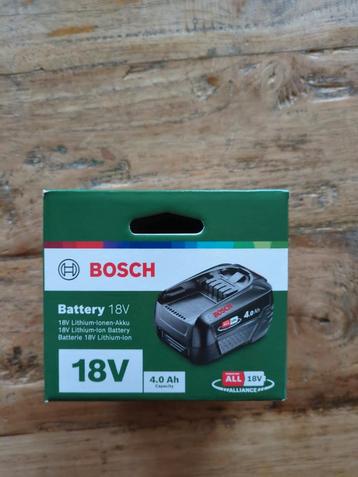 Bosch 18v 4.0Ah beschikbaar voor biedingen