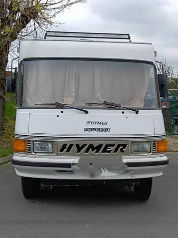 Hymer 654, 1990, moteur Peugeot 2,5l, 208000km