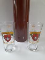 Jeneverbesfles (leeg) en kleine glaasjes (3 Filliers...), Verzamelen, Glas en Drinkglazen, Ophalen of Verzenden, Borrel- of Shotglas